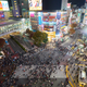 Imagine driving through this in a Skyline. This is the Shibuya crossing, made famous from numerous movies, TV, etc.
